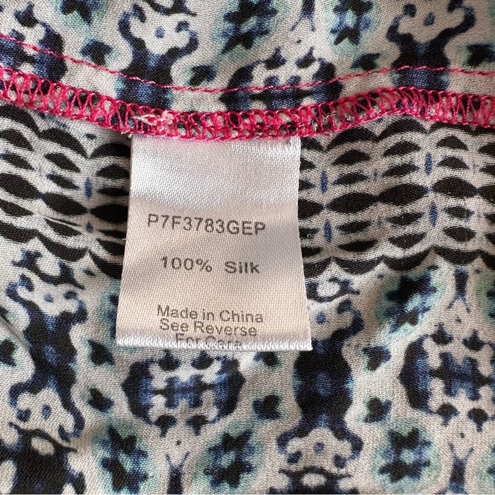 Parker Patchwork Print Boho Peasant Ruffle Sleeve… - image 5